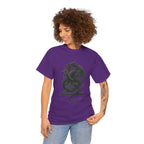 Dragon Crest T-Shirt — Gothic Black Dragon Emblem Tee