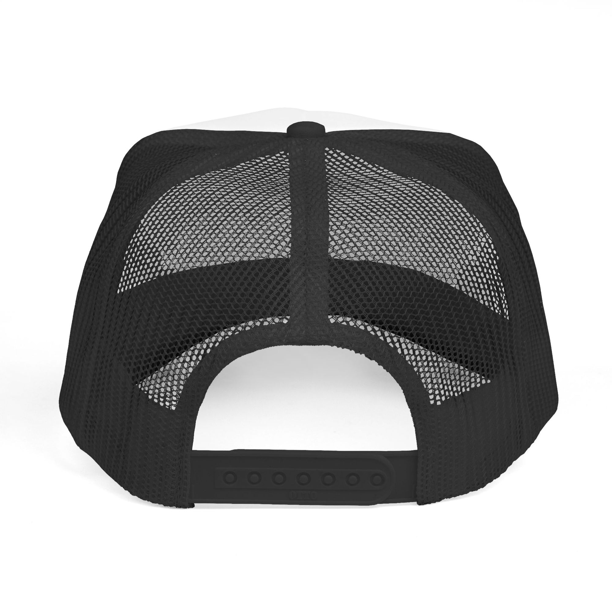 Minimal Monogram Trucker Cap – Geometric V Mesh Hat