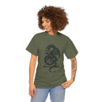 Dragon Crest T-Shirt — Gothic Black Dragon Emblem Tee